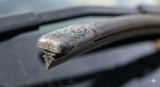 흑연(Graphite) 코팅된 와이퍼 고무 접사]